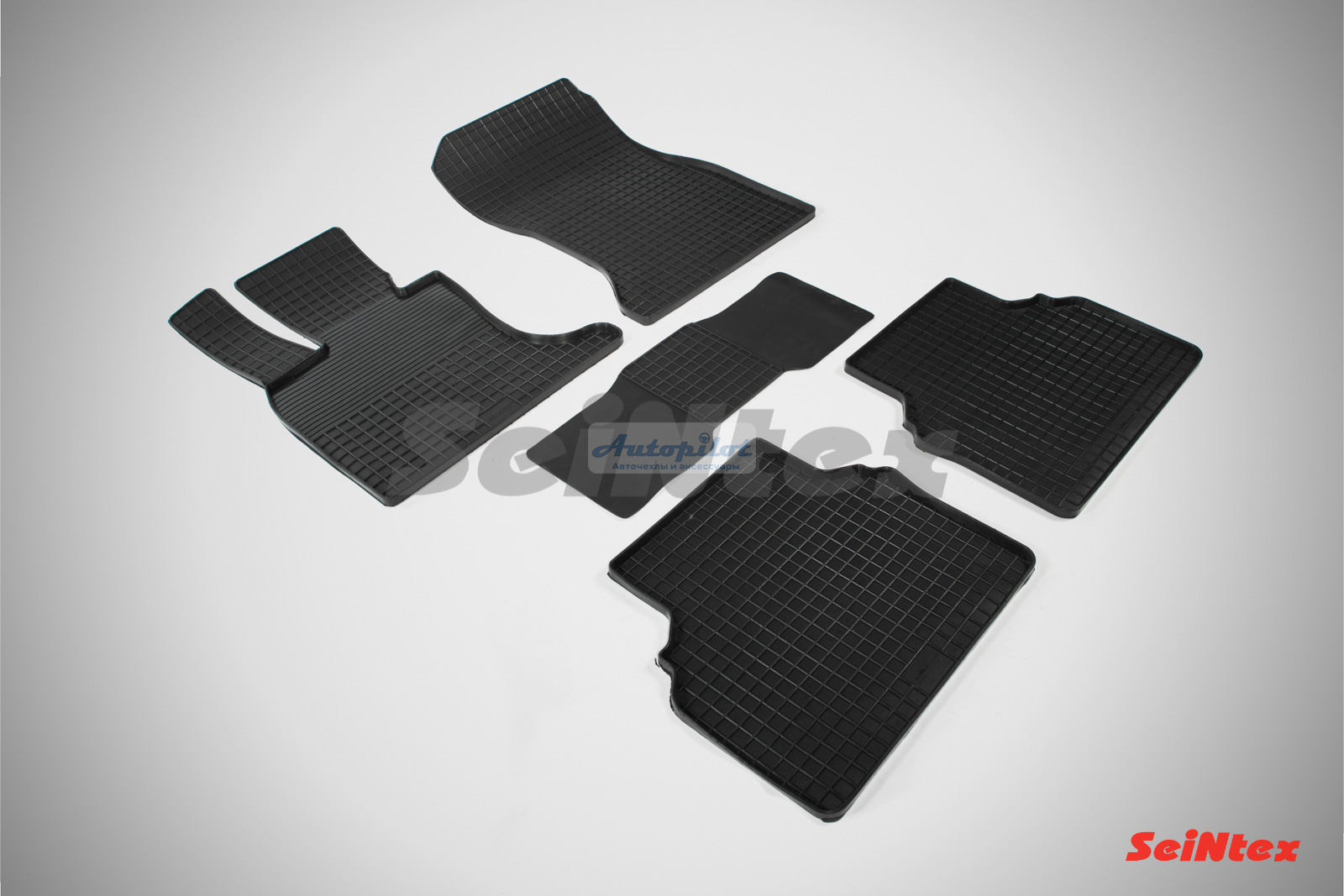 Резиновые коврики салона Сетка "Seintex", BMW 5 F07 GT 2009-