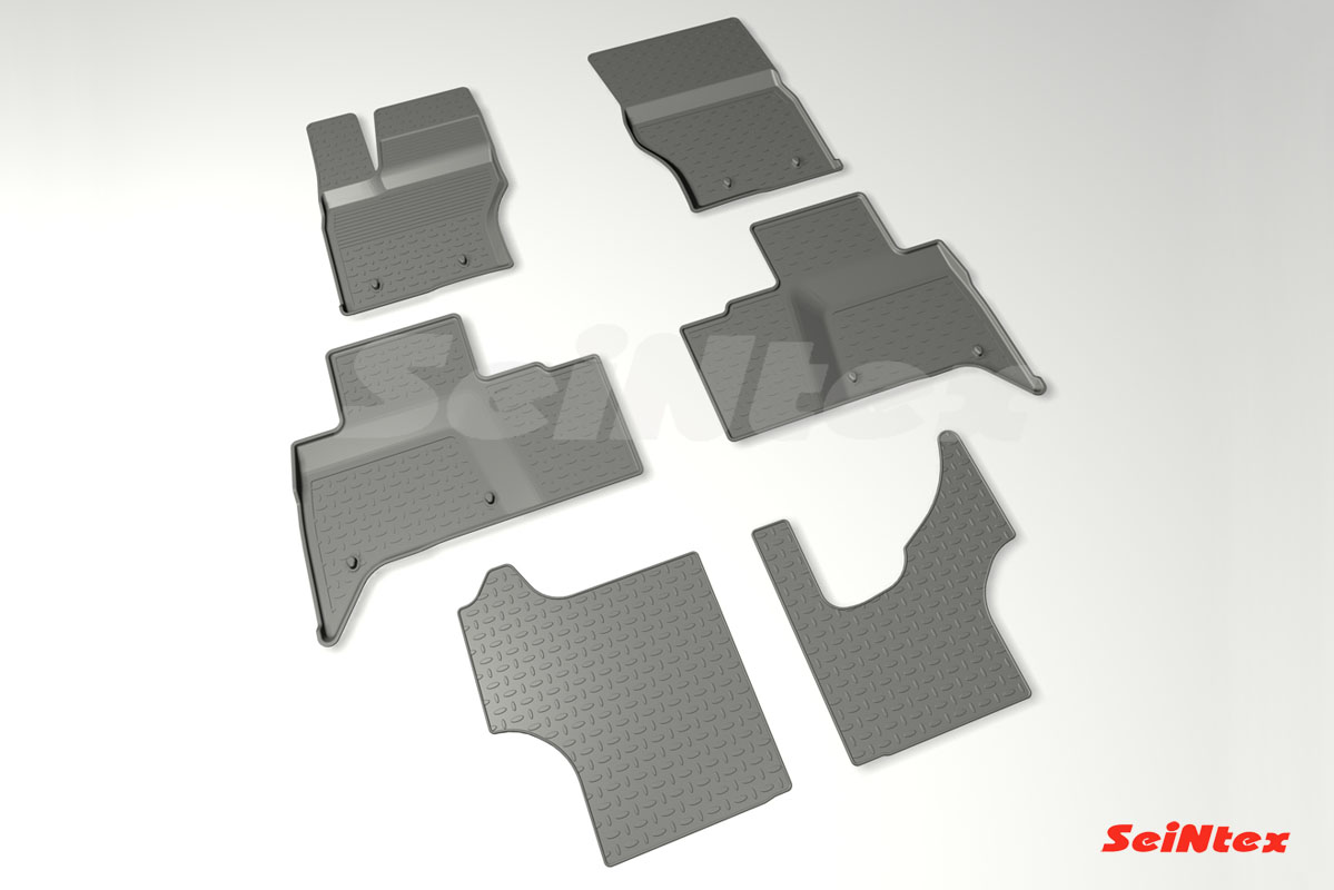 Резиновые коврики салона Высокий борт "Seintex" Land Rover Discovery V 2017-