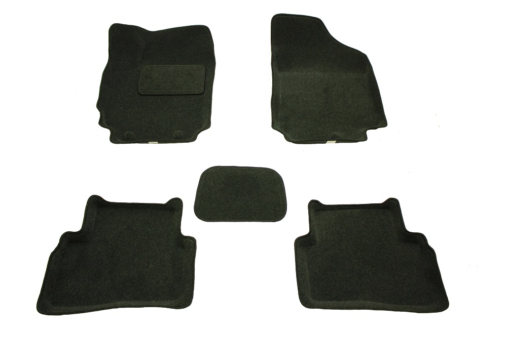 Ворсовые 3D коврики салона "Boratex" Hyundai Getz 2002-2009