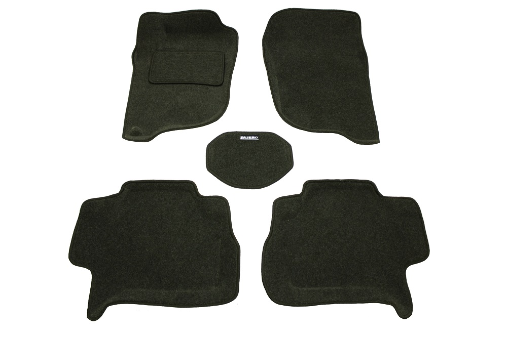 Ворсовые 3D коврики салона "Boratex" Mitsubishi Pajero Sport 2008-2015