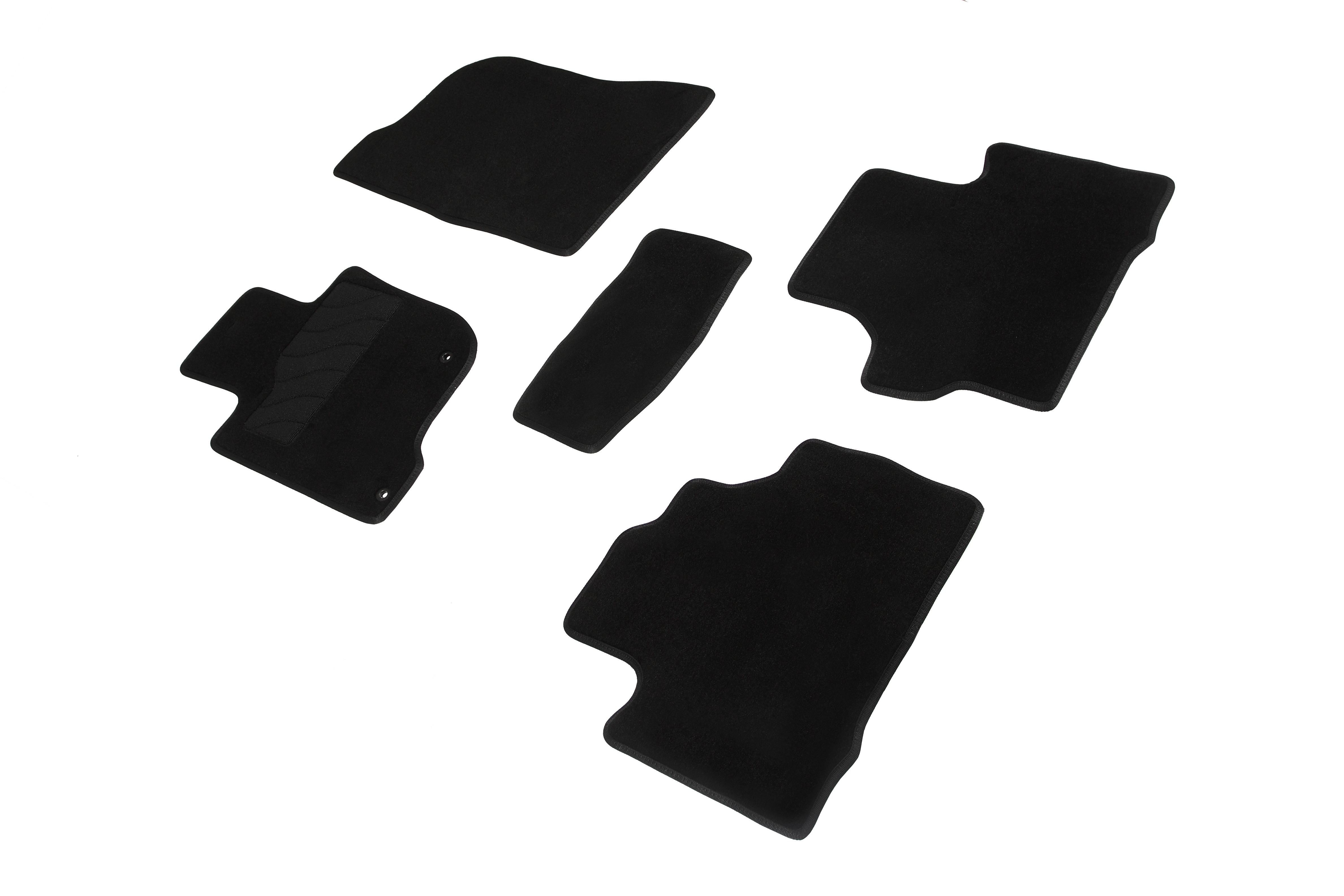 Ворсовые LUX коврики салона "Seintex", Mitsubishi Pajero Sport lll 2015-