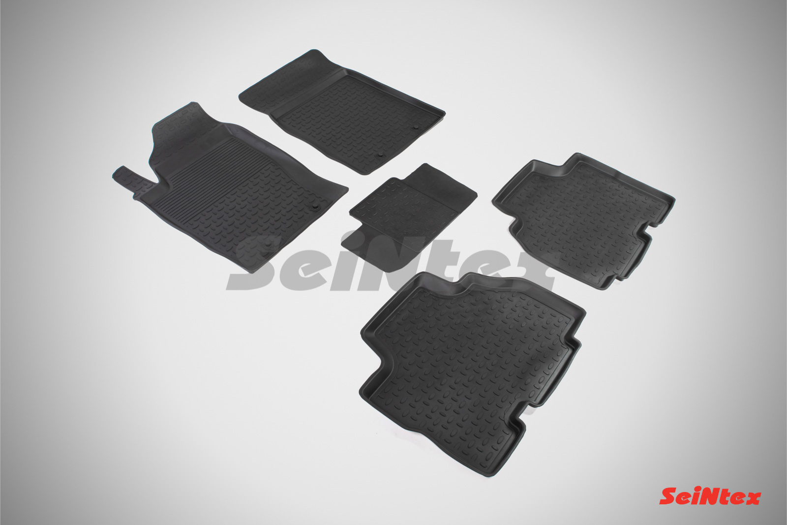 Резиновые коврики салона Высокий борт "Seintex" SSANGYONG Kyron 2007-2015