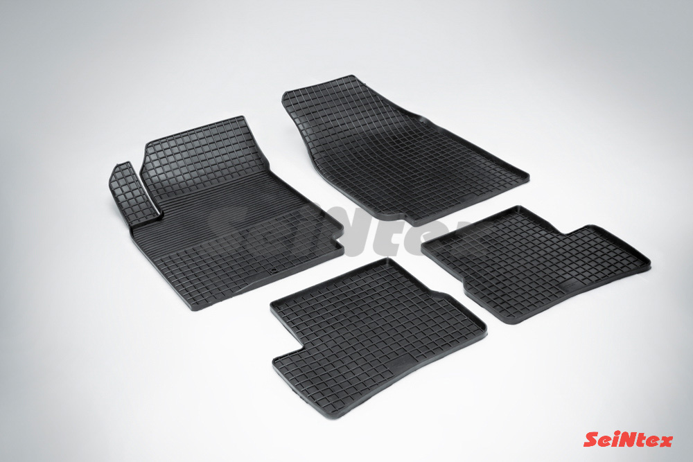 Резиновые коврики салона Сетка "Seintex", Nissan Micra 2003-2010