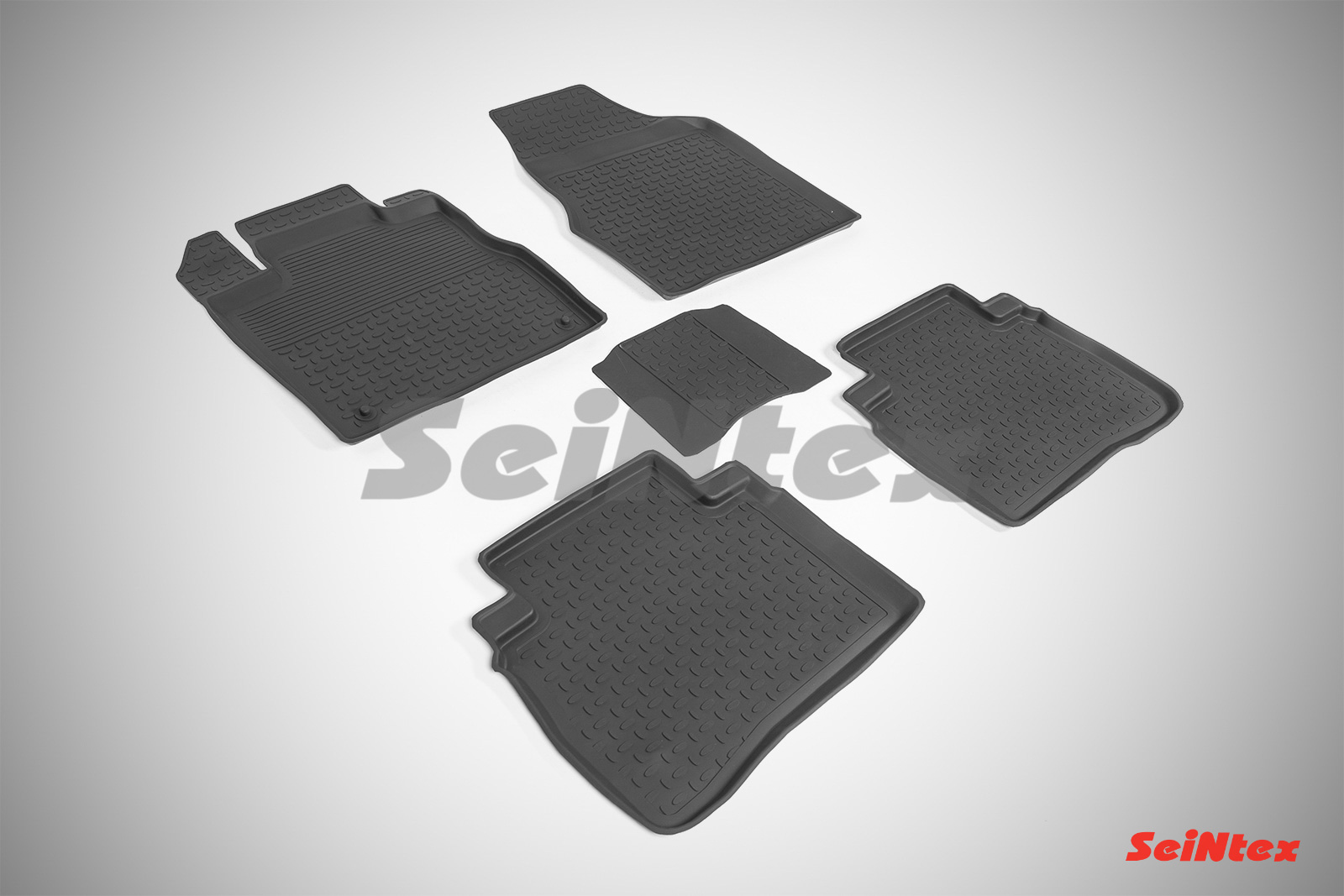 Резиновые коврики салона Высокий борт "Seintex" Nissan Murano II 2008-2015