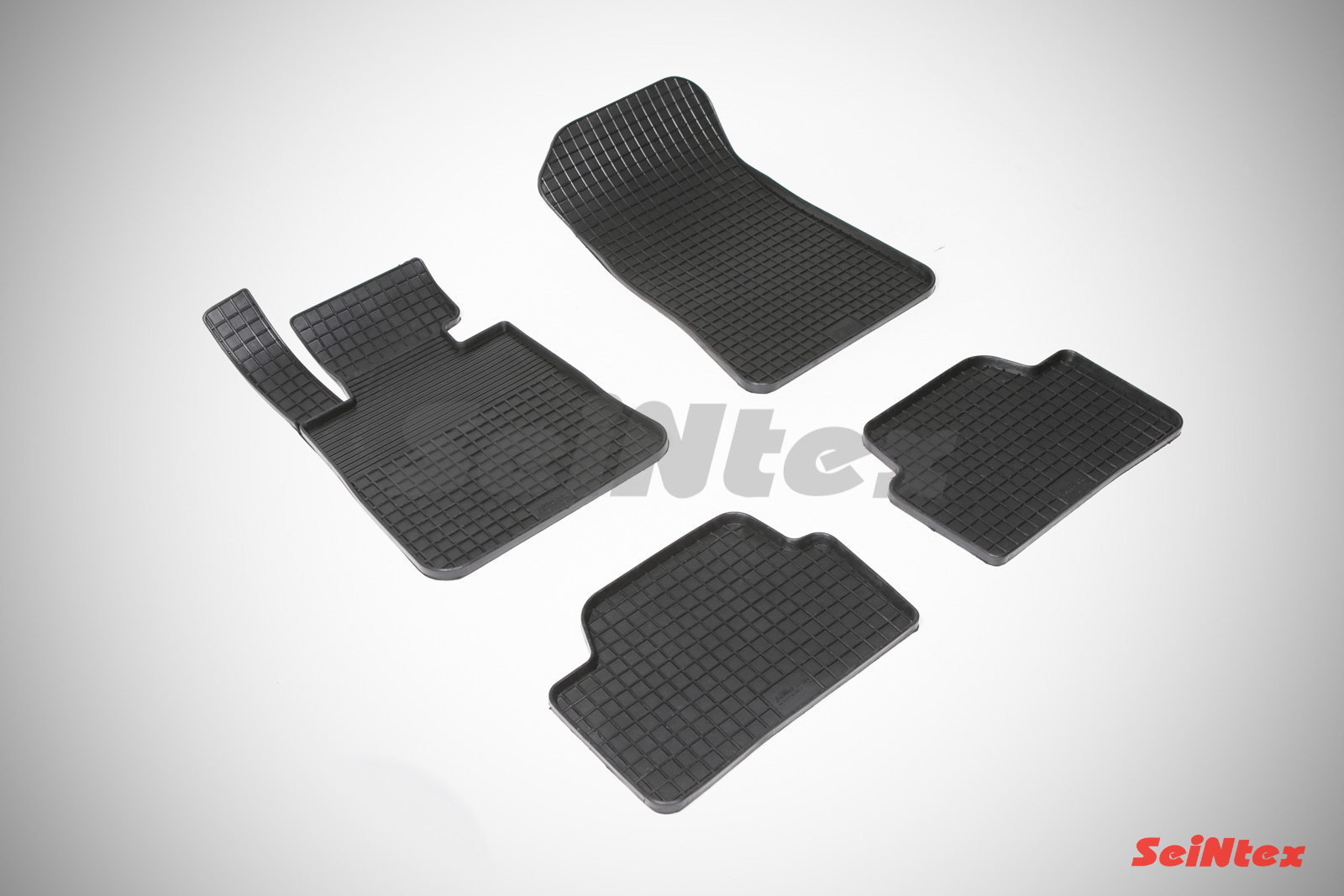 Резиновые коврики салона Сетка "Seintex", BMW 1 E-81-88 2004-2013