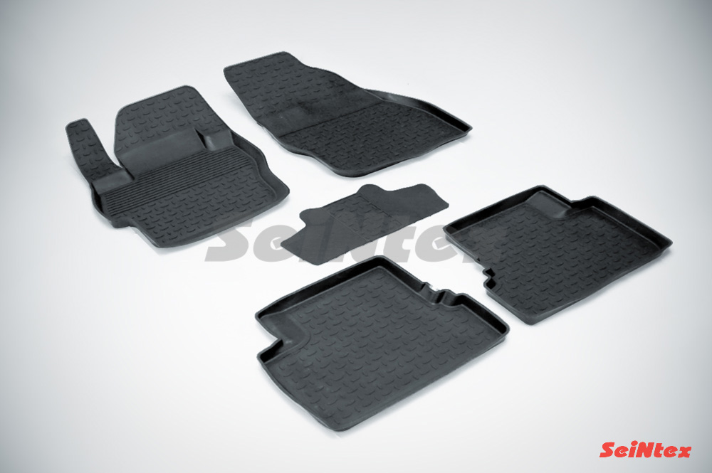 Резиновые коврики салона Высокий борт "Seintex" Mazda 3 2009-2013
