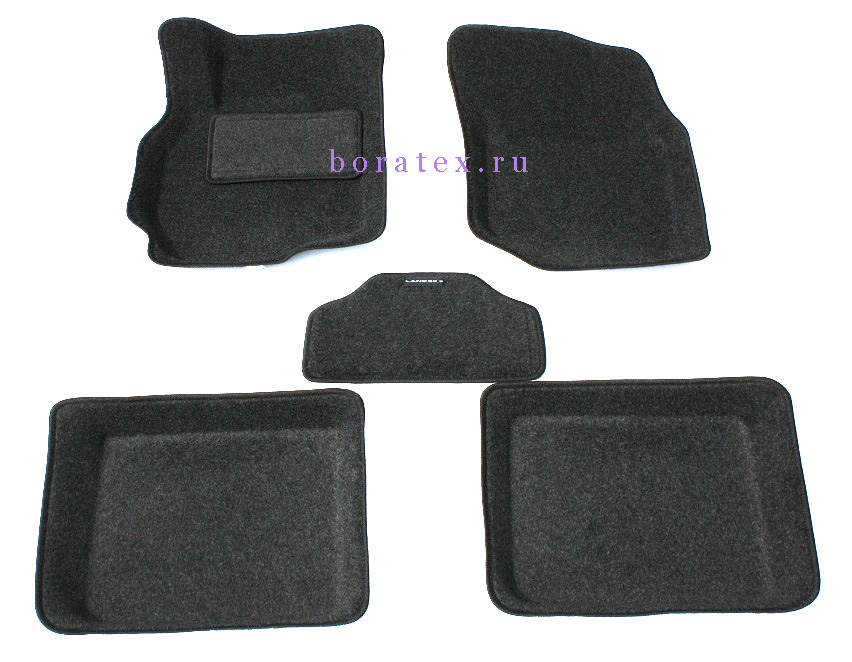Ворсовые 3D коврики салона "Boratex" Mitsubishi Lancer IX 2003-2007