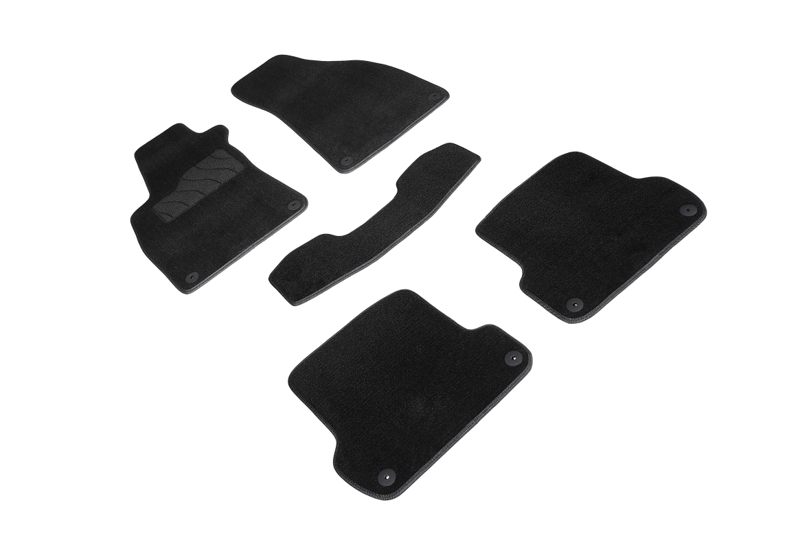 Ворсовые LUX коврики салона "Seintex", Audi A4 (B7) 2004-2007