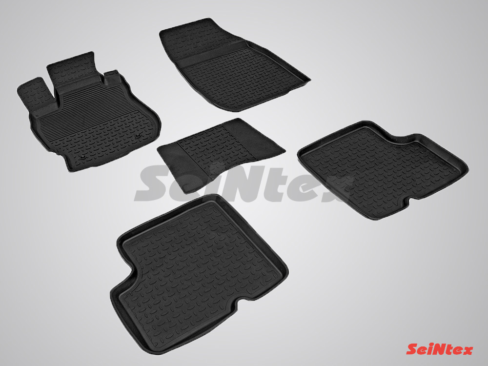 Резиновые коврики салона Высокий борт "Seintex" Nissan Almera III 2013-