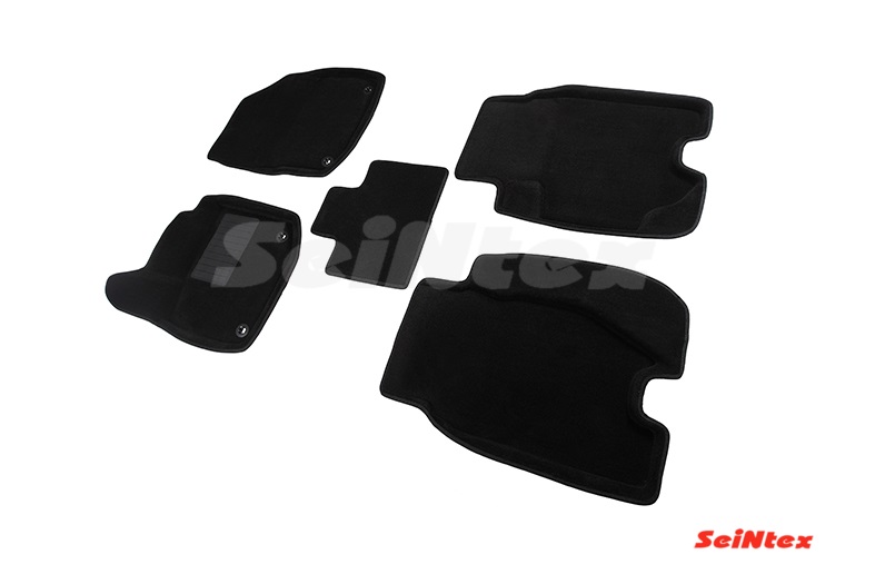 Ворсовые 3D коврики салона "Seintex", Honda Civic IX Hb 2011-