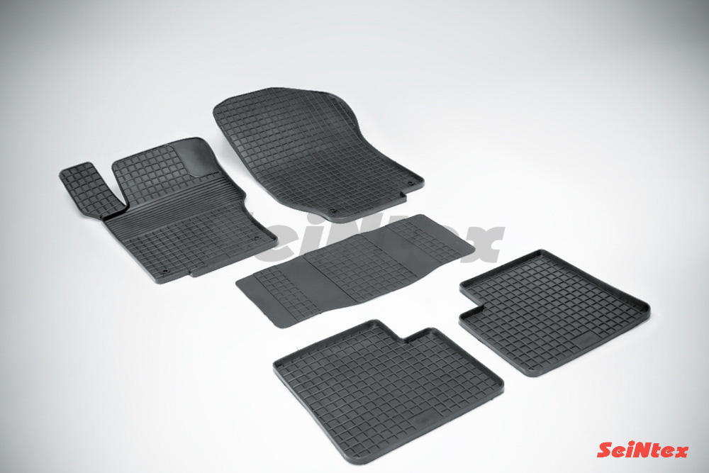 Резиновые коврики салона Сетка "Seintex", Mercedes M Class W164 2005-