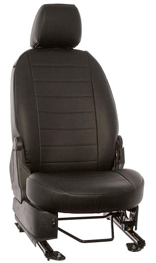 Авточехлы универсальные из экокожи "Standart", Задний дван подходит на все модификации