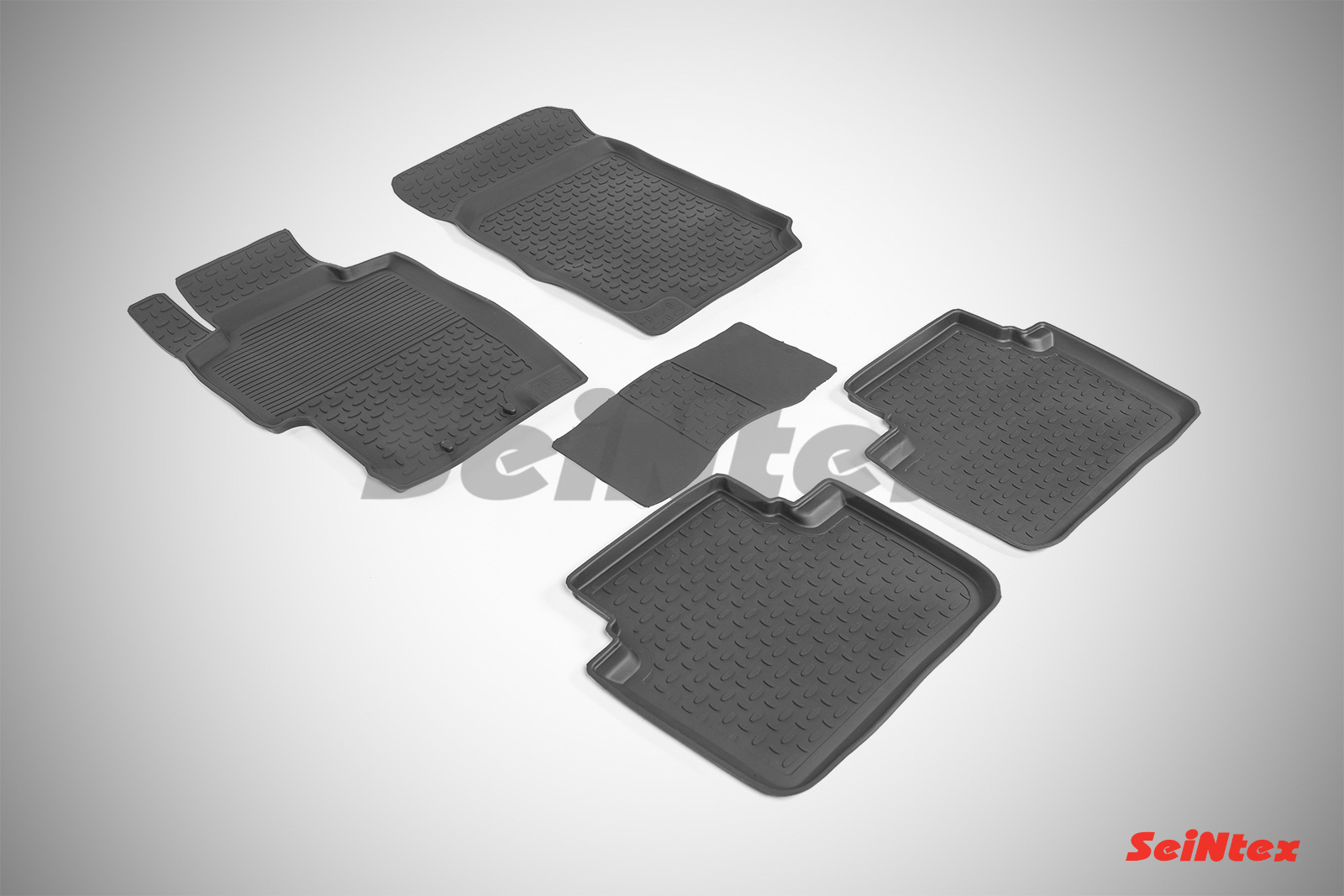 Резиновые коврики салона Высокий борт "Seintex" Honda Accord VII 2002-2008