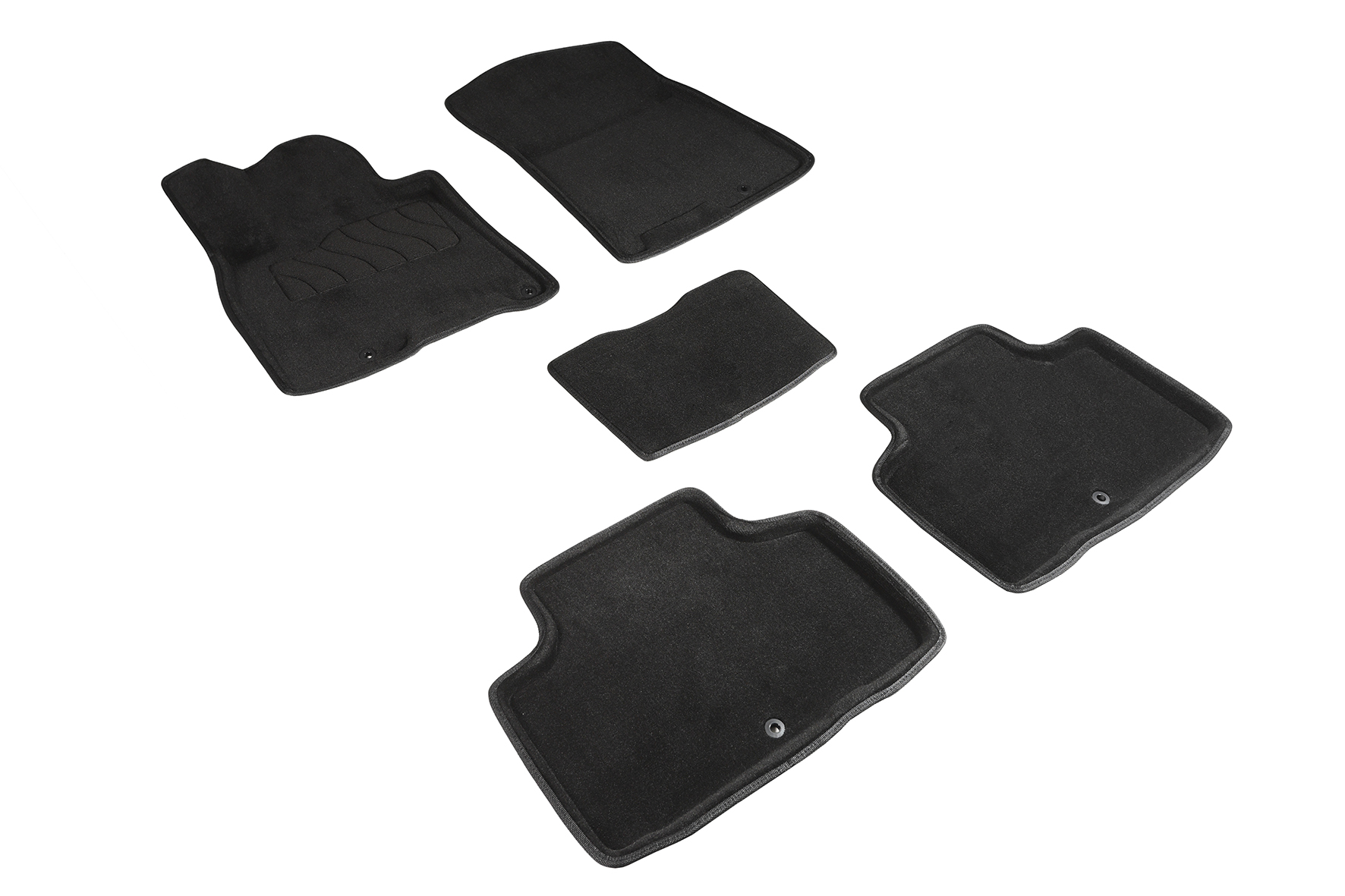 Ворсовые 3D коврики салона "Seintex", Hyundai Genesis GV80 I 2020-