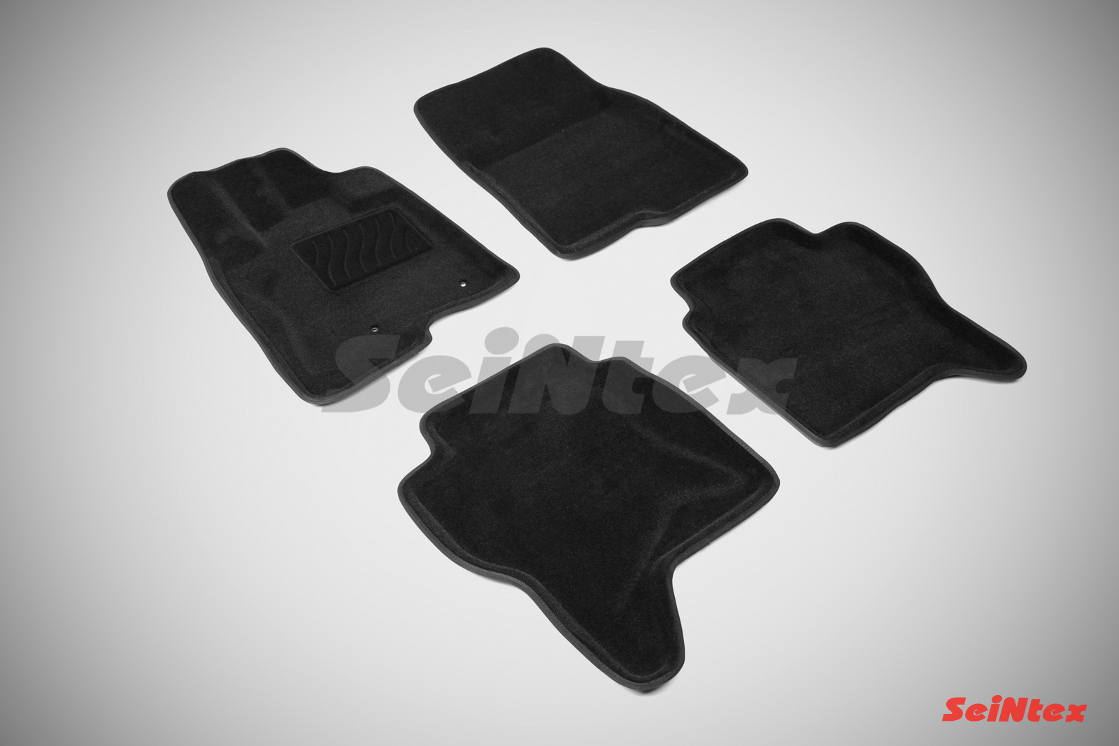 Ворсовые 3D коврики салона "Seintex", Mitsubishi Pajero IV 2006-