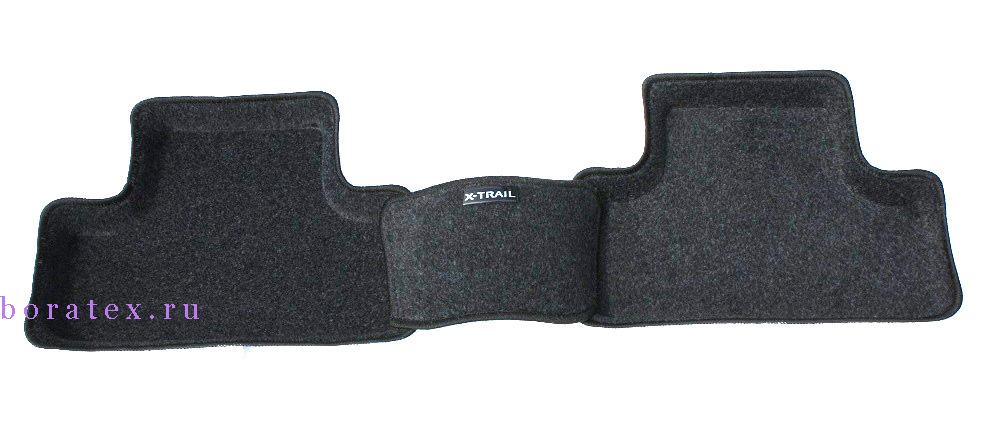 Ворсовые 3D коврики салона "Boratex" Nissan X-Trail T31 2007-2015