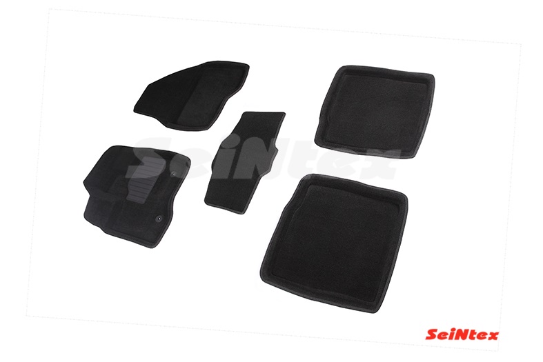 Ворсовые 3D коврики салона "Seintex", Ford Explorer V 2010-2015