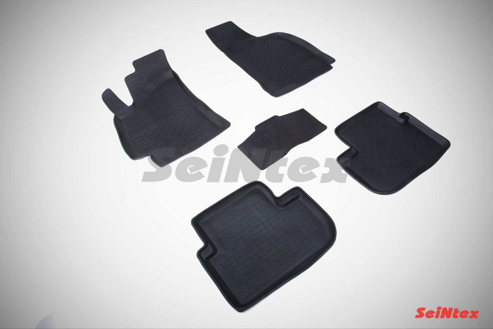 Резиновые коврики салона Высокий борт "Seintex" Chevrolet Lanos 2005-2009 / ZAZ Chance