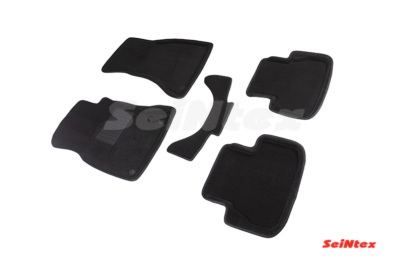 Ворсовые 3D коврики салона "Seintex", Audi A4 (B8) 2007-2015