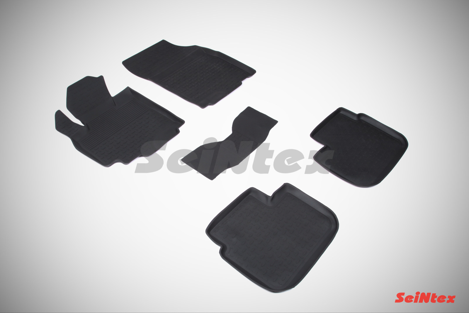 Резиновые коврики салона Высокий борт "Seintex" Fiat Sedici / Suzuki SX 4 2006-2014