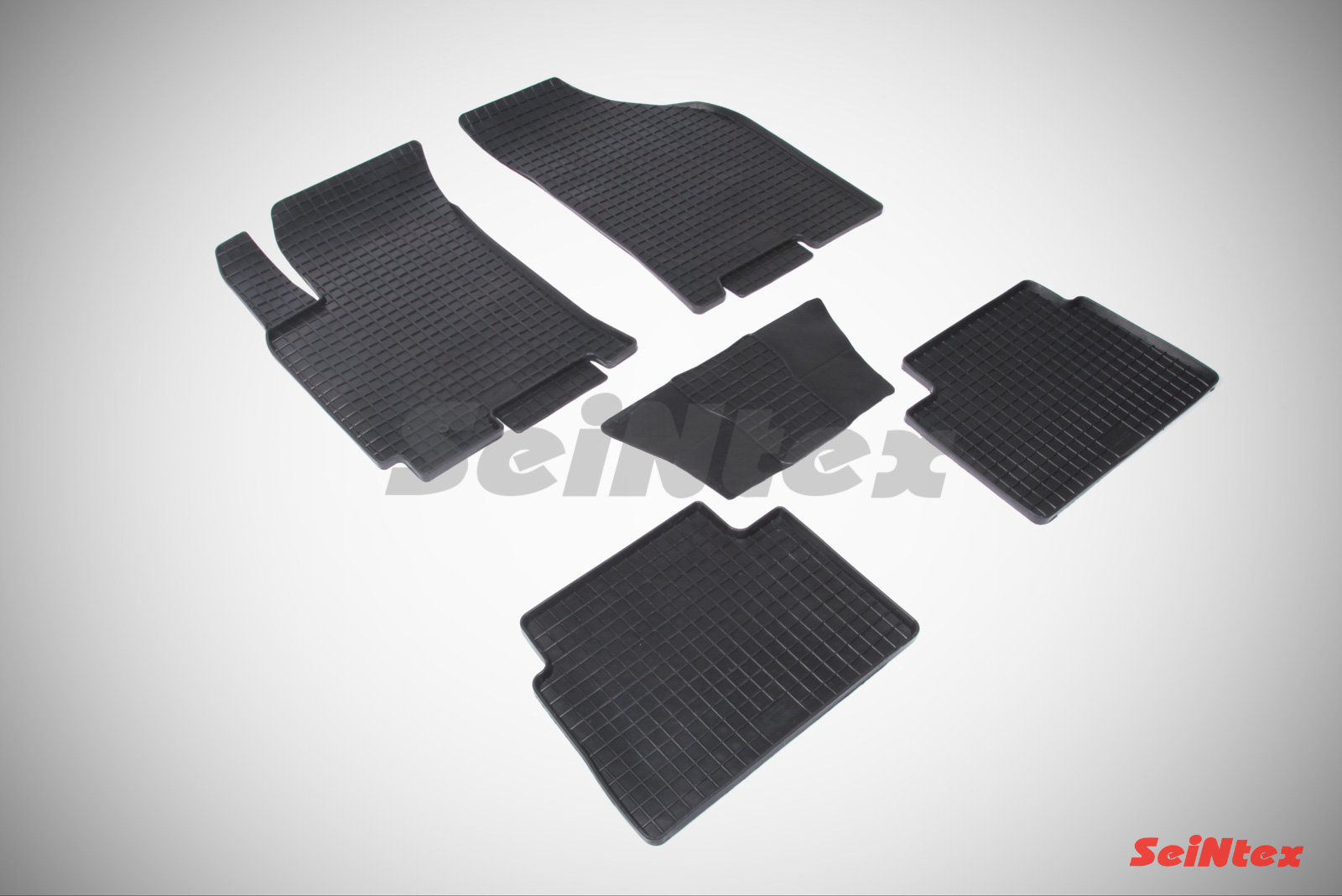 Резиновые коврики салона Сетка "Seintex", Chevrolet Lacetti / Ravon Gentra 2015-