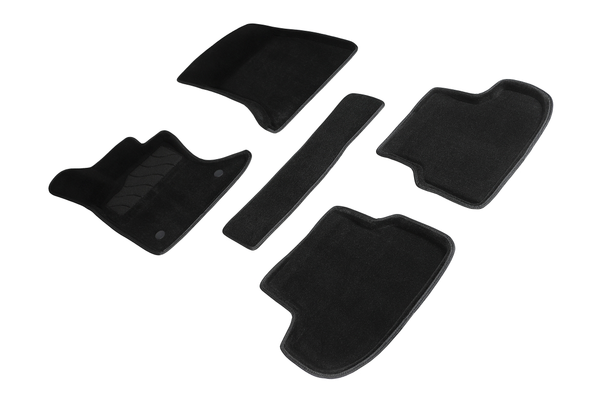 Ворсовые 3D коврики салона "Seintex", BMW 5 Ser F10 4WD 2013-2016