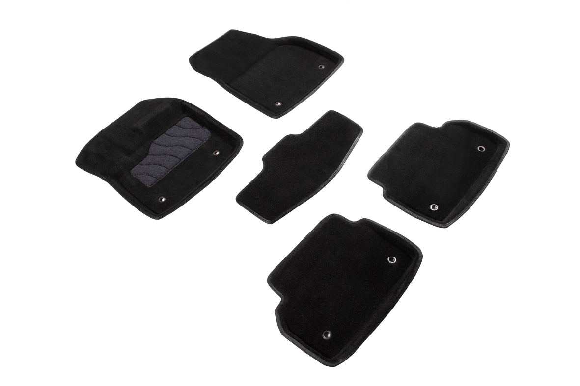 Ворсовые 3D коврики салона "Seintex", Jaguar E-Pace 2017-