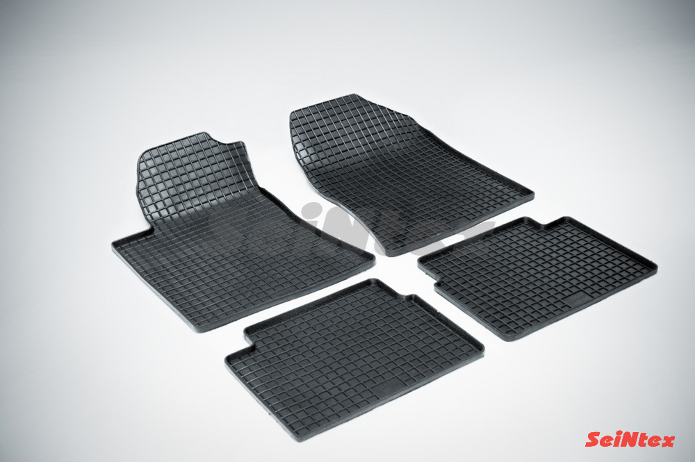 Резиновые коврики салона Сетка "Seintex", Toyota Avensis 2003-2009
