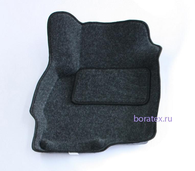 Ворсовые 3D коврики салона "Boratex" Skoda Kodiaq 2018-