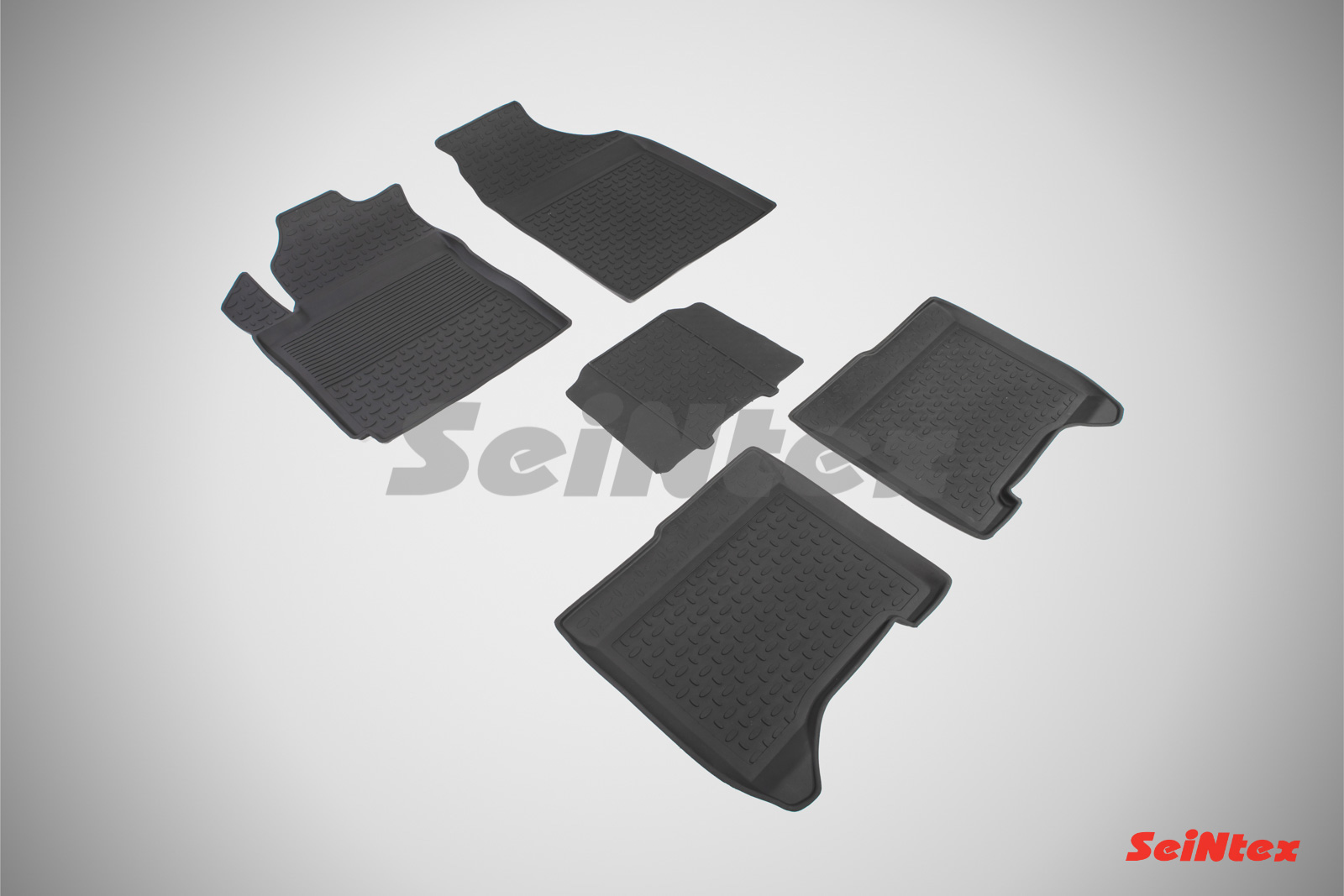 Резиновые коврики салона Высокий борт "Seintex" Chery Bonus III A19 2014-
