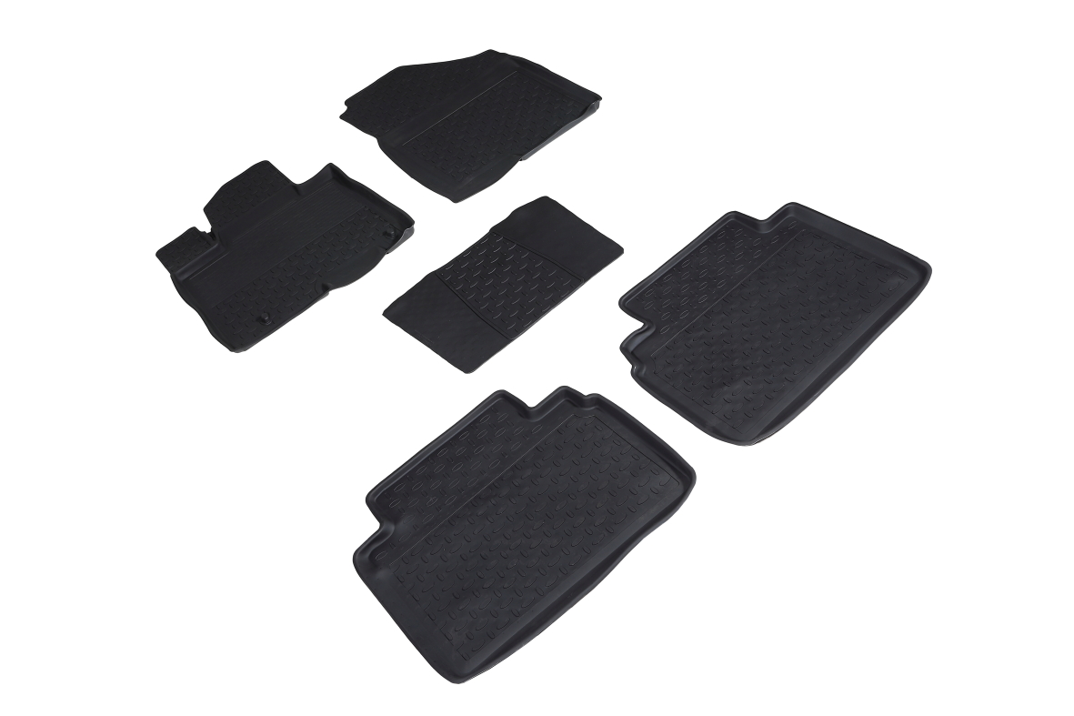 Резиновые коврики салона Высокий борт "Seintex" Hyundai Tucson lV Дл.База 2021-