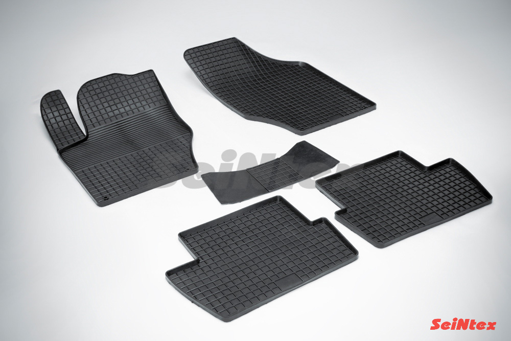 Резиновые коврики салона Сетка "Seintex", Citroen C4 II Sd / Peugeot 308 / 408 2008-2015