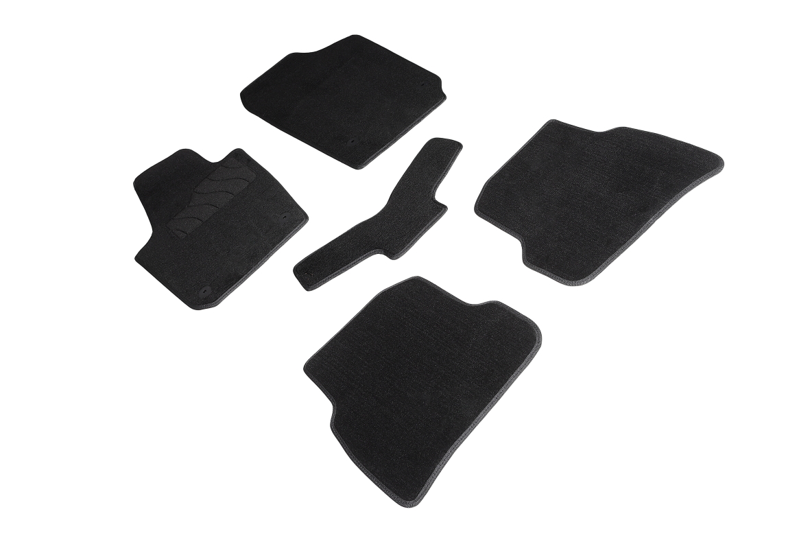 Ворсовые LUX коврики салона "Seintex", Seat Ibiza IV 2008-2017