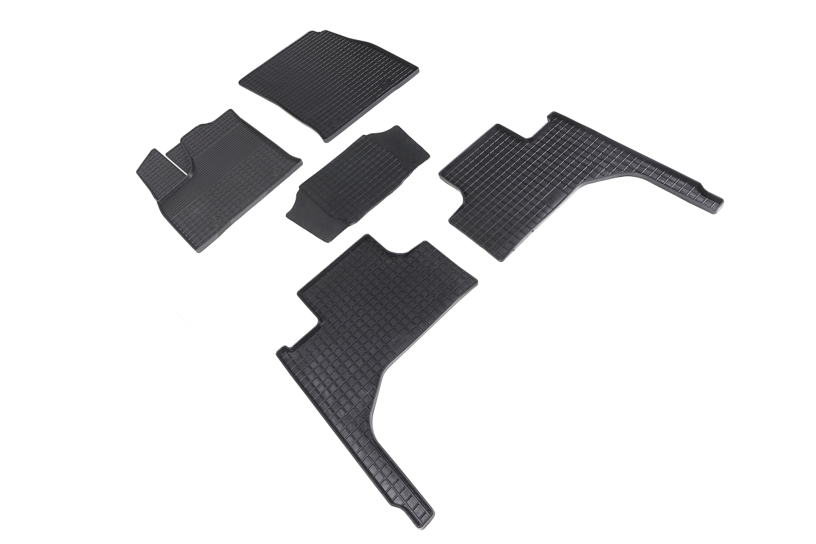 Резиновые коврики салона Сетка "Seintex", Toyota Land Cruiser 300 2021-