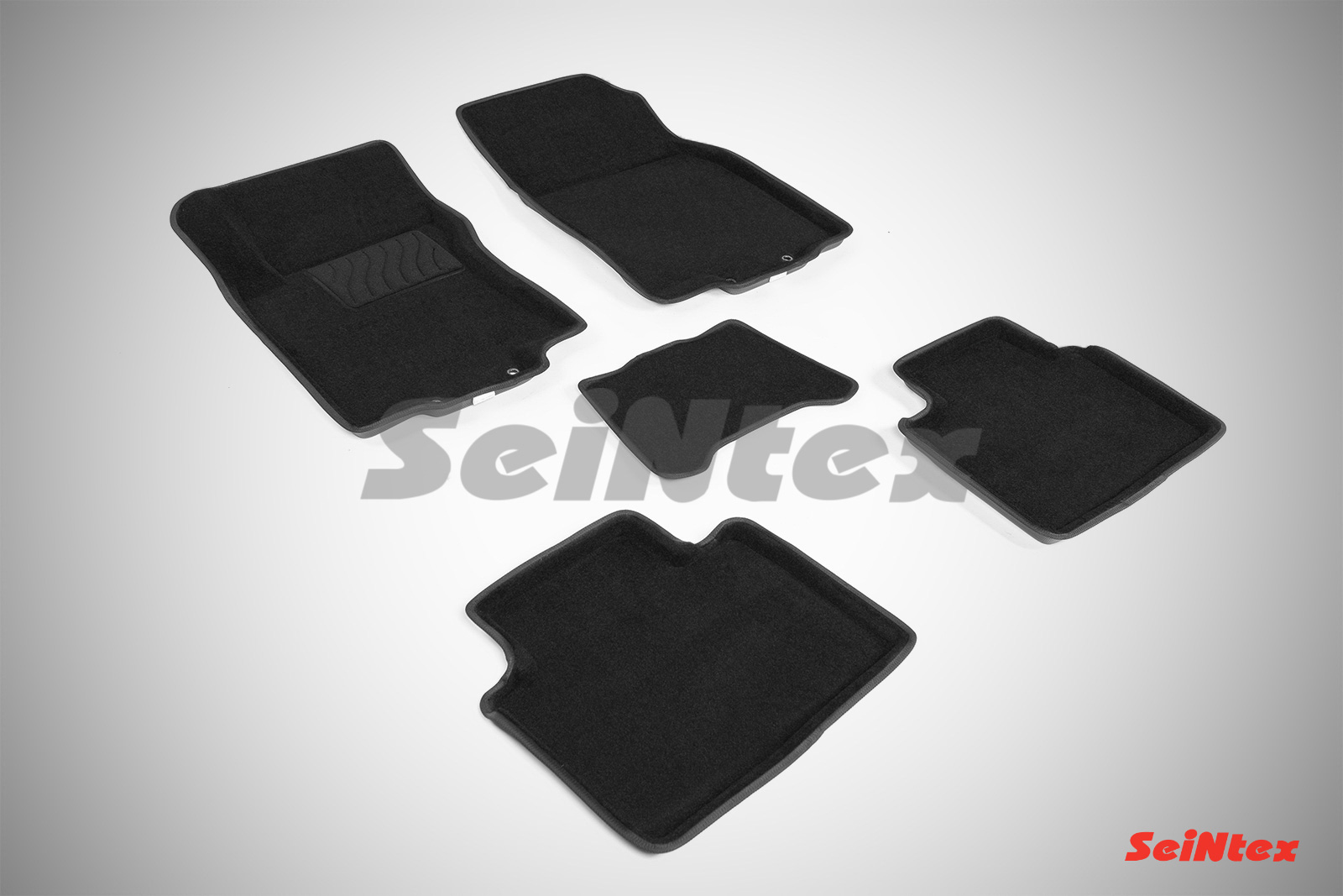 Ворсовые 3D коврики салона "Seintex", Nissan Х-Trail (T32) 2015-