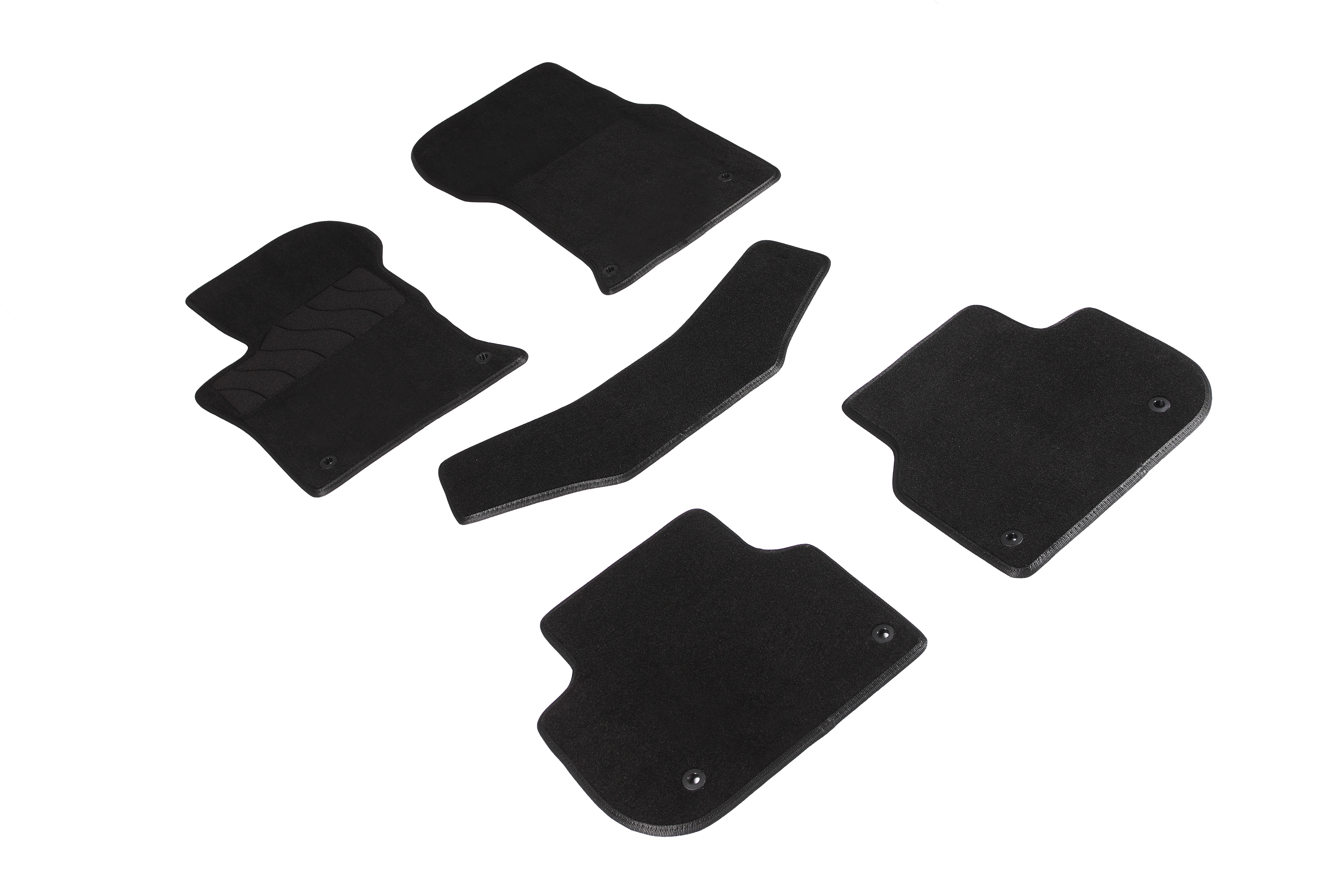 Ворсовые LUX коврики салона "Seintex", Jaguar XF ll 2015-