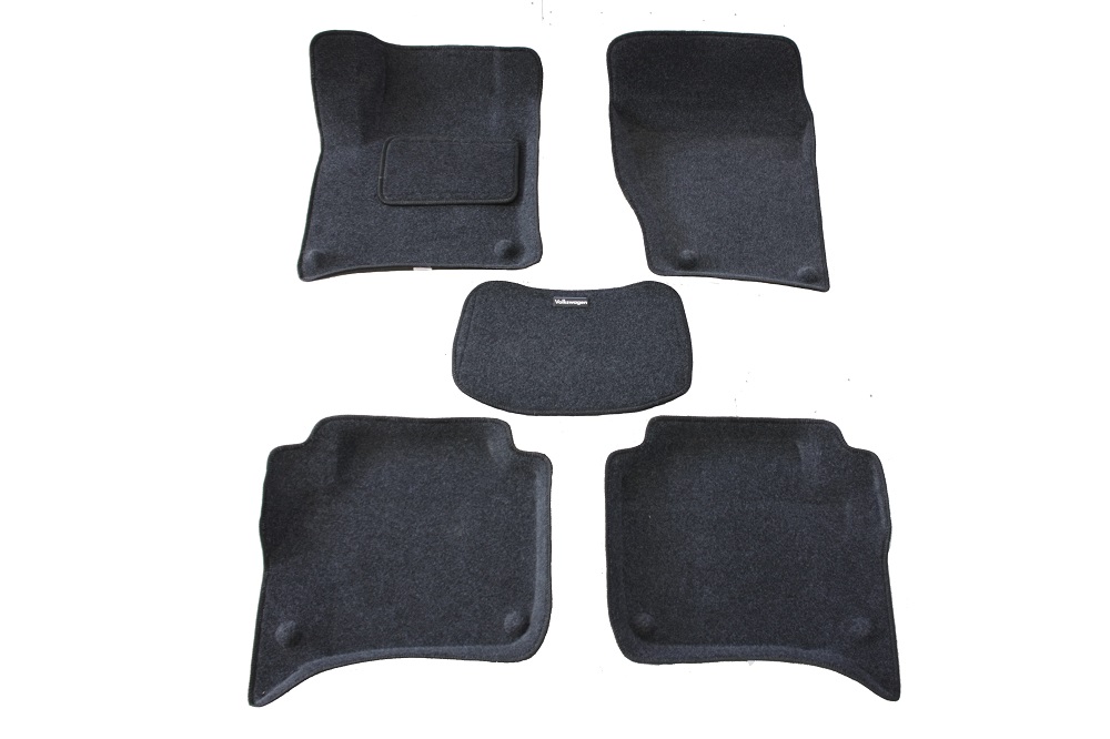 Ворсовые 3D коврики салона "Boratex" Volkswagen Touareg II 2010-