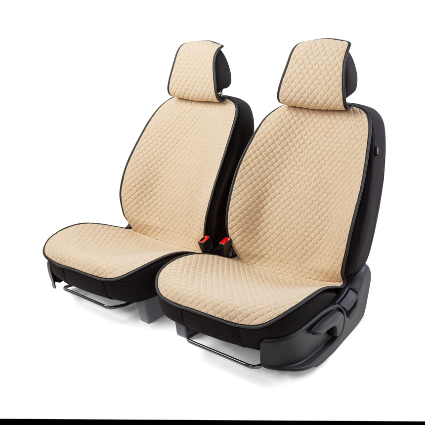 Накидки на передние сиденья CarPerformance, 2 шт. материал  fiberflax (мягкий лен), мелкое плетение