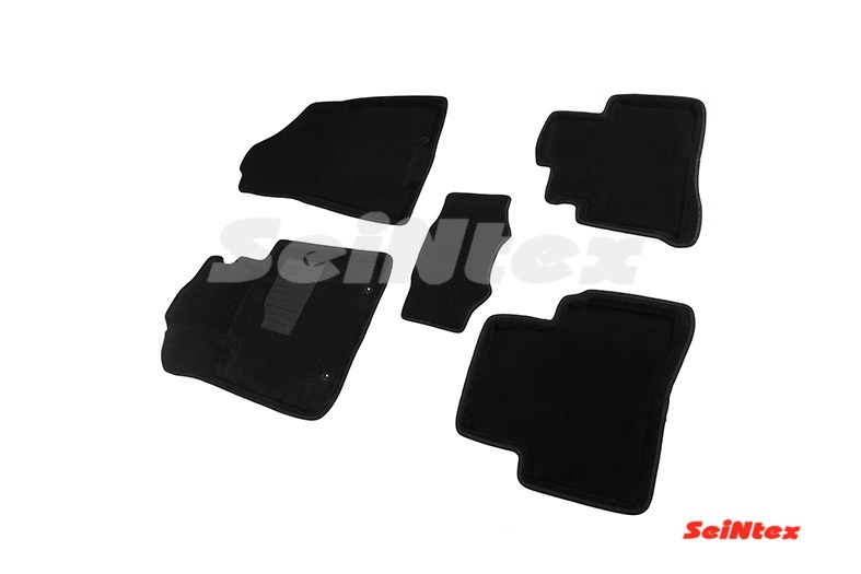 Ворсовые 3D коврики салона "Seintex", Hyundai Tucson lll 2015-2018
