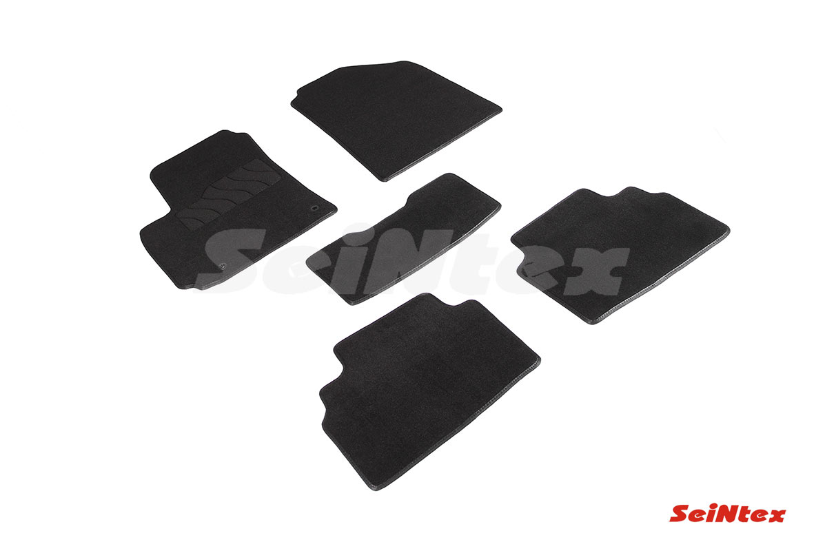 Ворсовые LUX коврики салона "Seintex", KIA Seltos 2020-