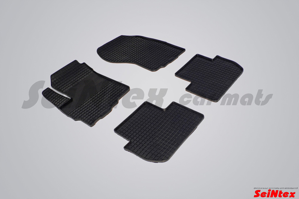 Резиновые коврики салона Сетка "Seintex", Citroen C Crosser 2006-2013