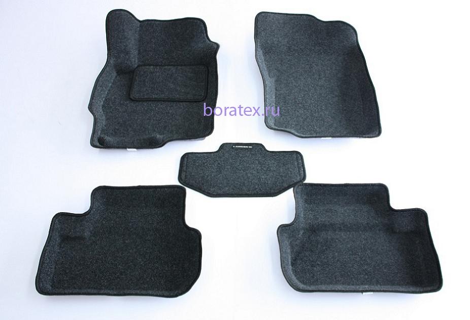 Ворсовые 3D коврики салона "Boratex" Toyota Land Cruiser 100 (МКПП) 1998-2007