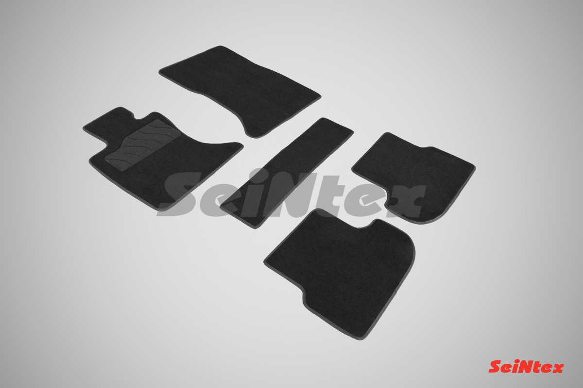 Ворсовые LUX коврики салона "Seintex", BMW 5 F10 4Wd 2013-