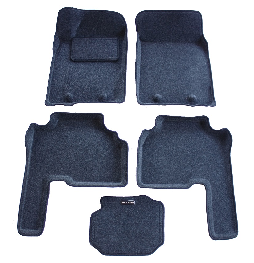 Ворсовые 3D коврики салона "Boratex" SSANGYONG Actyon Sports