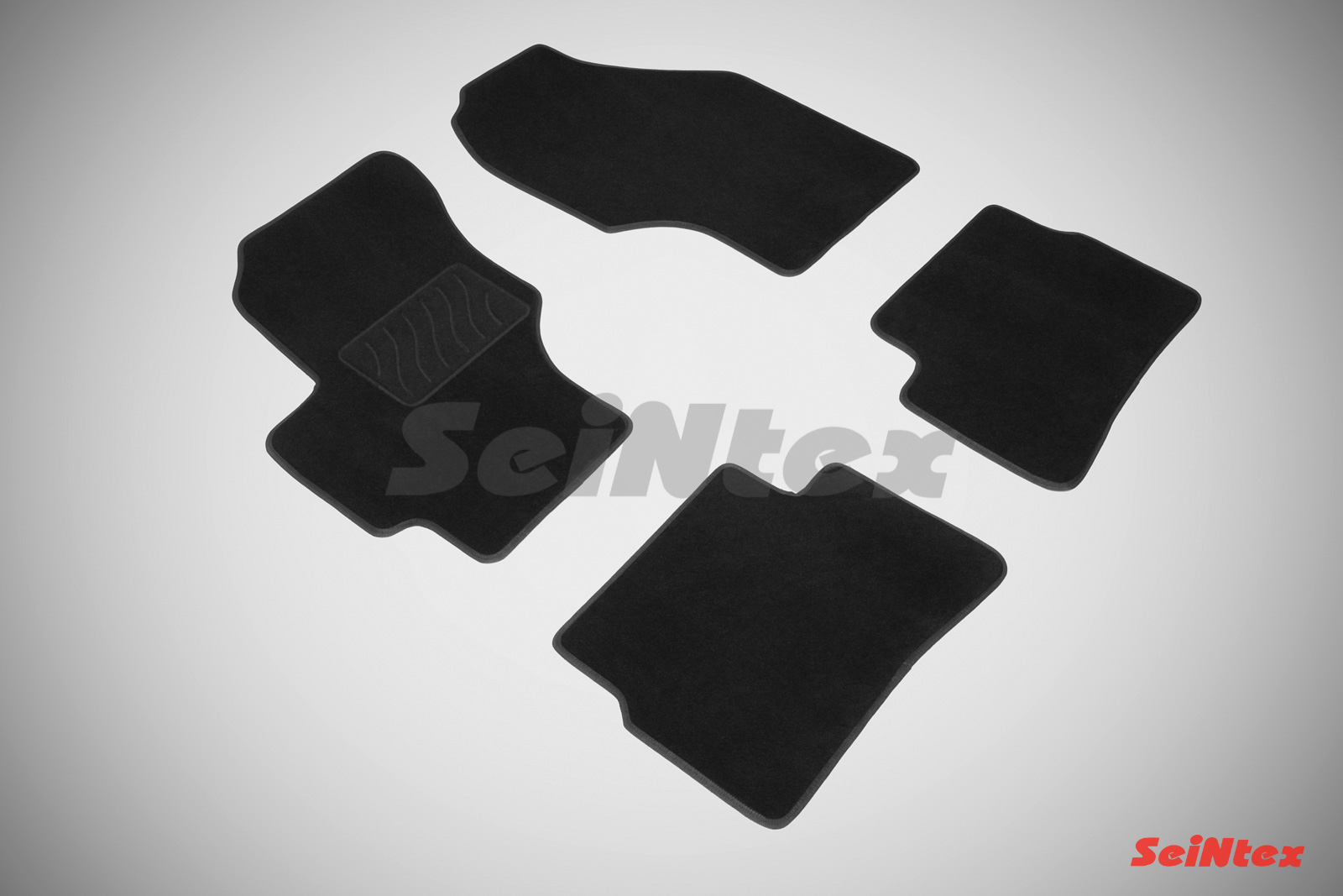 Ворсовые LUX коврики салона "Seintex", Hyundai Verna 2006-2010