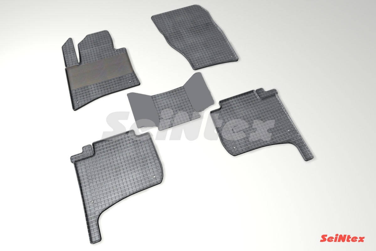Резиновые коврики салона Сетка "Seintex", Volkswagen Touareg II 2010-
