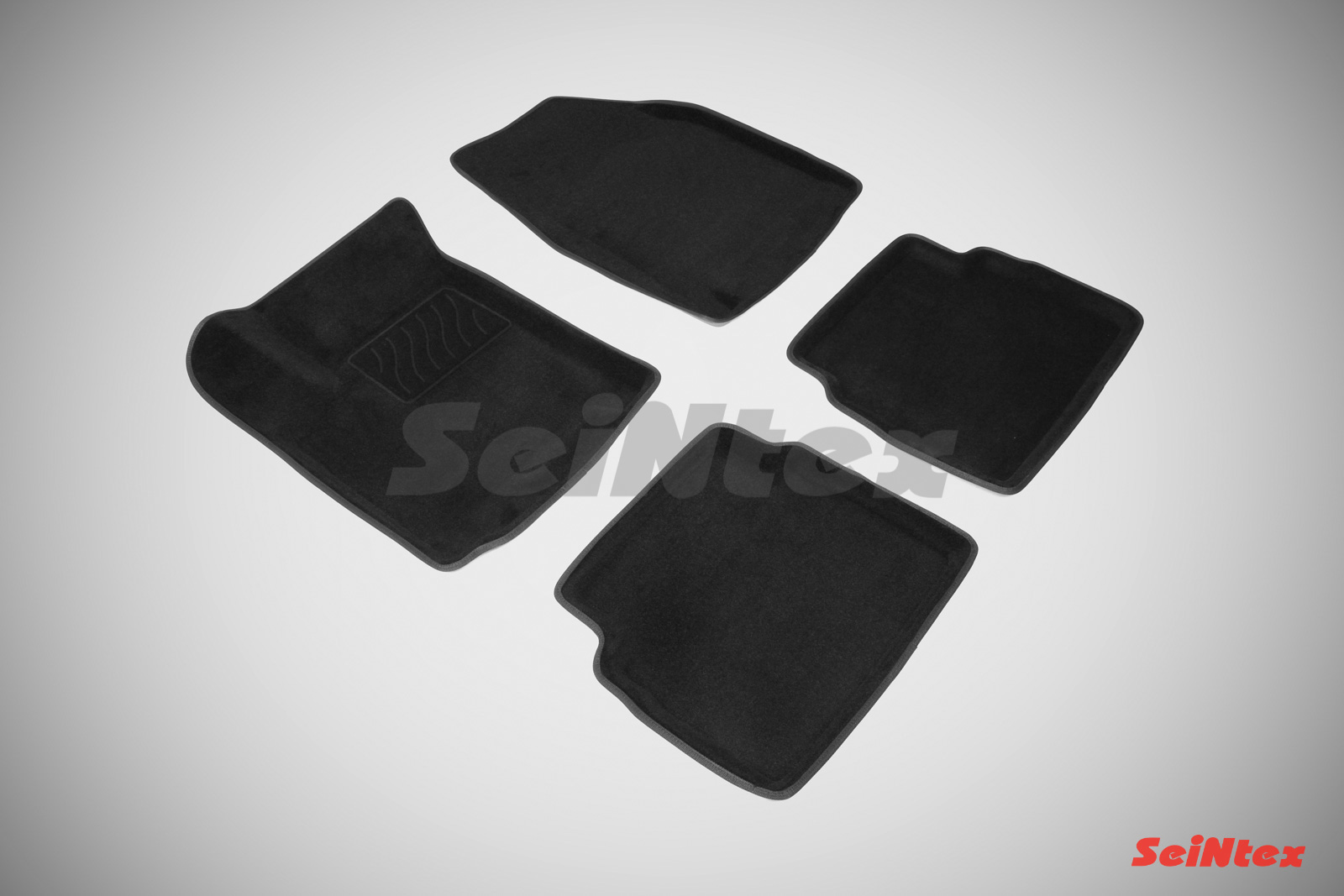 Ворсовые 3D коврики салона "Seintex", Chevrolet Aveo 2003-2011