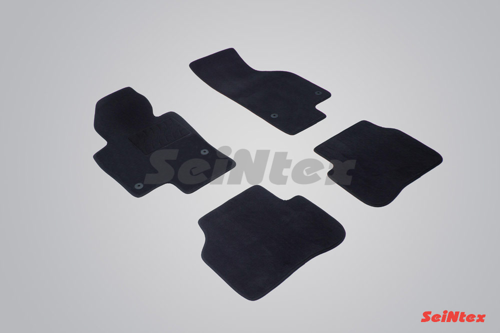 Ворсовые LUX коврики салона "Seintex", Volkswagen Passat B6 / B7 / CC 2050-2015
