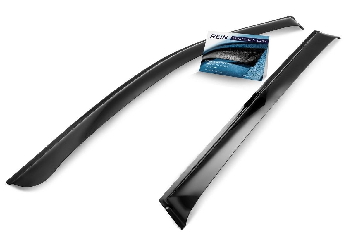 Дефлекторы окон Rein накладной скотч Fiat Fullback I 2016-