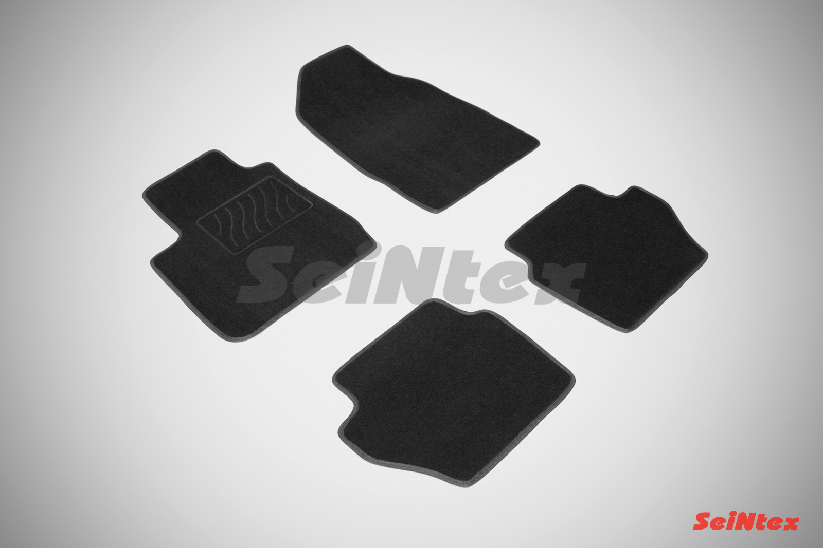 Ворсовые LUX коврики салона "Seintex", Ford Fiesta 2008-2015